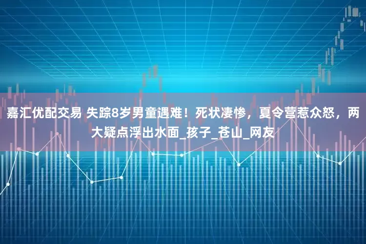 嘉汇优配交易 失踪8岁男童遇难！死状凄惨，夏令营惹众怒，两大疑点浮出水面_孩子_苍山_网友